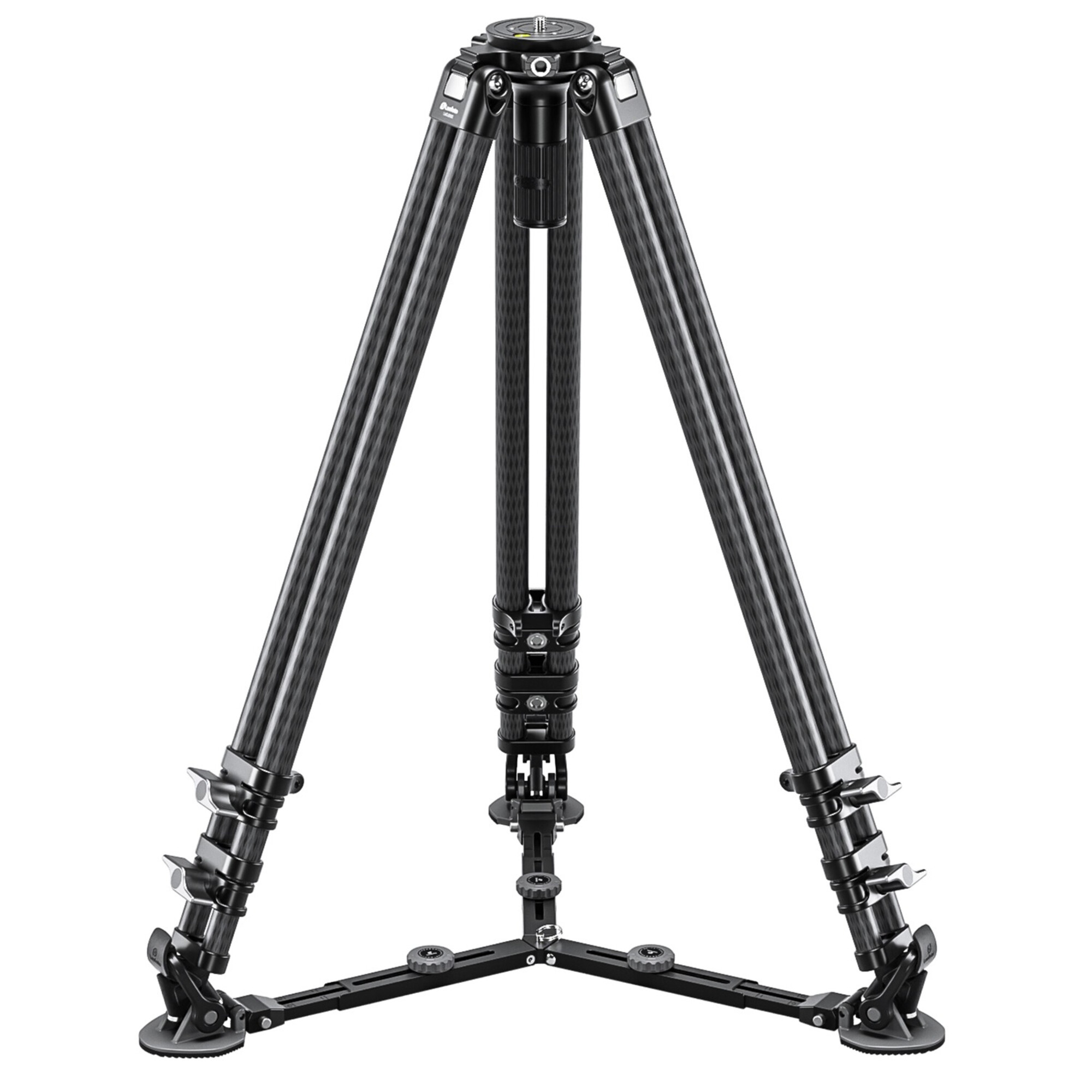 Leofoto LVC-253 Tripod close-up van carbon poten met draaivergrendelingen.