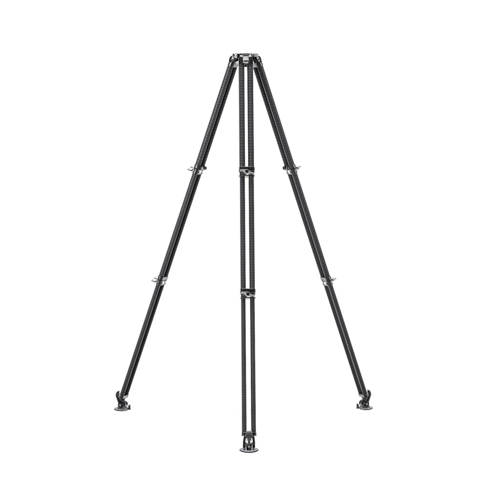 Leofoto LVC-253C Tripod wijd uitgezette poten voor lage‑hoekopnamen.