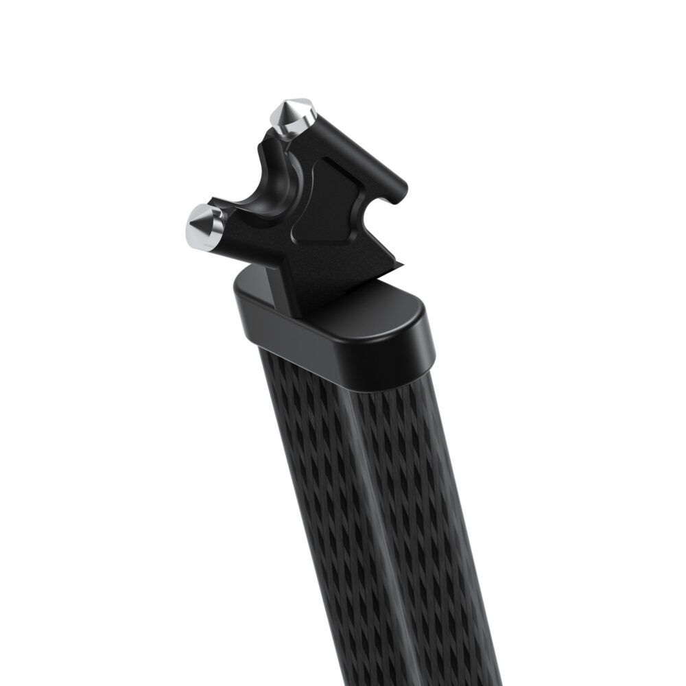 Leofoto LVC-253C Tripod close-up van dubbele libellen en montageplatform.