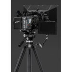 Leofoto LVC-253C Tripod detail van dubbelspikes met afneembare rubbervoeten.