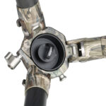Leofoto LM-365C Tripod binnenzijde van de adapteropening voor nivelleerbasis of half-bowl.