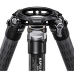 Leofoto LMR-364C Tripod apex met open 75mm bowl-opening zonder topplaat.