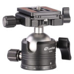Leofoto LX-225CT Tripod EB-36 kogelkop productshot met panoramaschaal.