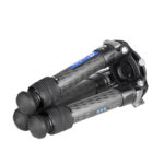 Leofoto LM-362C Tripod compact opgevouwen carbon poten met draaivergrendeling.