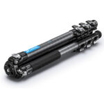 Leofoto LSR-324C Tripod frontaal met topplaat en 3/8'' schroefdraad.