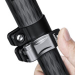 Leofoto LSR-324C Tripod bovenaanzicht van spider en montageplatform.