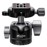 Leofoto LSR-284C Tripod carbon Rapid Ranger met beenklemmen verwisselbare rubbervoet en roestvrijstalen spike.