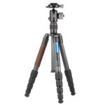 Leofoto LX-255CT Tripod carbon Urban met XB-32 kogelkop frontaanzicht.