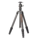 Leofoto LX-324CT Tripod volledig uitgeklapt met kogelkop XB-38.