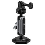 Leofoto LAC-01 statiefhouder close-up van magnetische voet met verstelbare dubbele kogelarm
