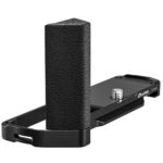 Leofoto LPP-S9 handgreep close-up van hoge rubberen grip op Arca-Swiss bodemplaat voor Panasonic Lumix S9.