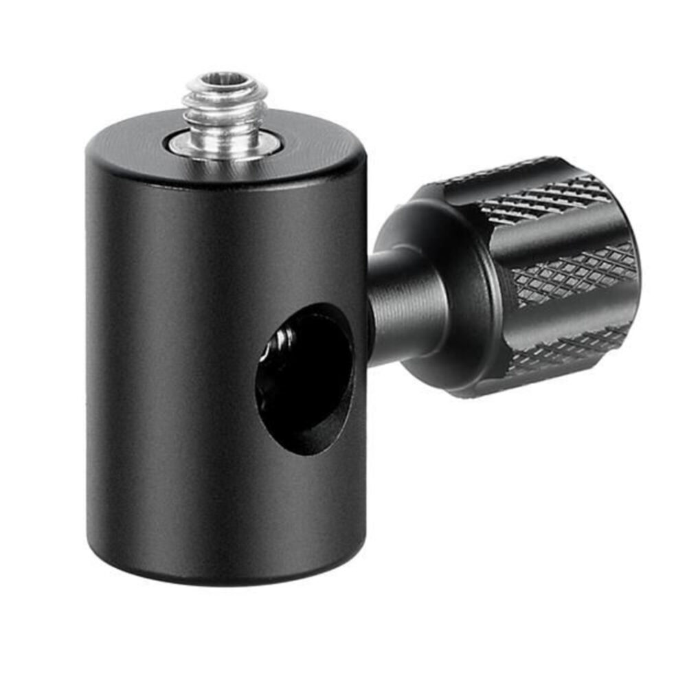 Leofoto CF-10 studio-parapluhouder aluminium klem met 1/4-inch schroef en draaiknop voor het vastzetten van een flitsparaplusteel.