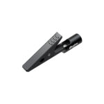 Leofoto MC-01 klem zijaanzicht van slanke multifunctionele veerklem met 1/4-inch aansluiting.