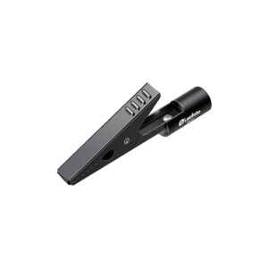 Leofoto MC-01 klem zijaanzicht van slanke multifunctionele veerklem met 1/4-inch aansluiting.