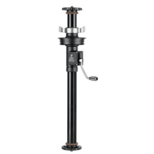 Leofoto middenzuil volledige GC-364C middenzuil met tandheugel en slinger in verticale positie voor fijne hoogteverstelling.
