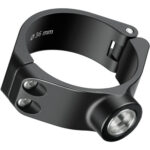 Leofoto QDC-36 QD-bus zwarte aluminium klem voor 36mm statiefpoot met geïntegreerde drukknop-QD-aansluiting voor draagriem.