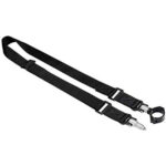 Leofoto Strap-22LS draagriem complete set met zwarte nylon riem, QD-1 snelkoppelingen en QDC-22 statiefbeenschelle 22mm.