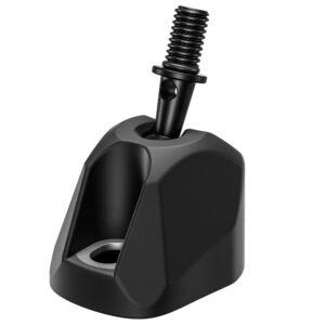 Leofoto SC-60 Statiefvoet close-up van hoefijzervormige rubbervoet met 3/8-inch schroef omhoog gericht.