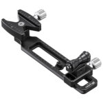 Leofoto VR-150S Lensvoet close-up zijaanzicht met verstelbare lenssteun en Arca-Swiss compatibiliteit