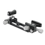 Leofoto VR-150 Lensvoet met Arca-Swiss klem, verstelrail en vergrendeldraaiknoppen