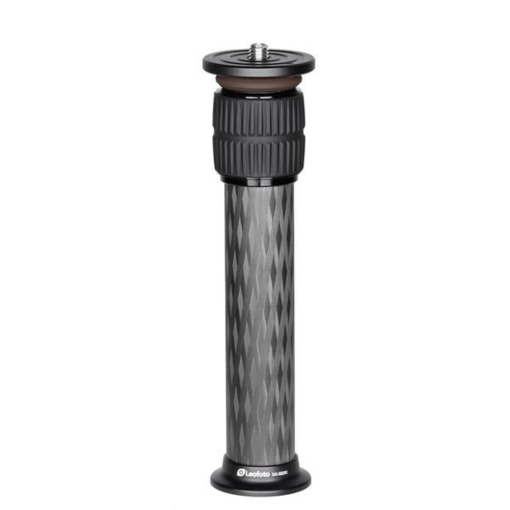 Leofoto DC322C Middenkolom compact met carbonbuis, draaiklem en 3/8" aansluiting