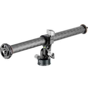 Leofoto HC-28 Middenkolom horizontaal gemonteerd met statiefadapter en contragewicht-haak