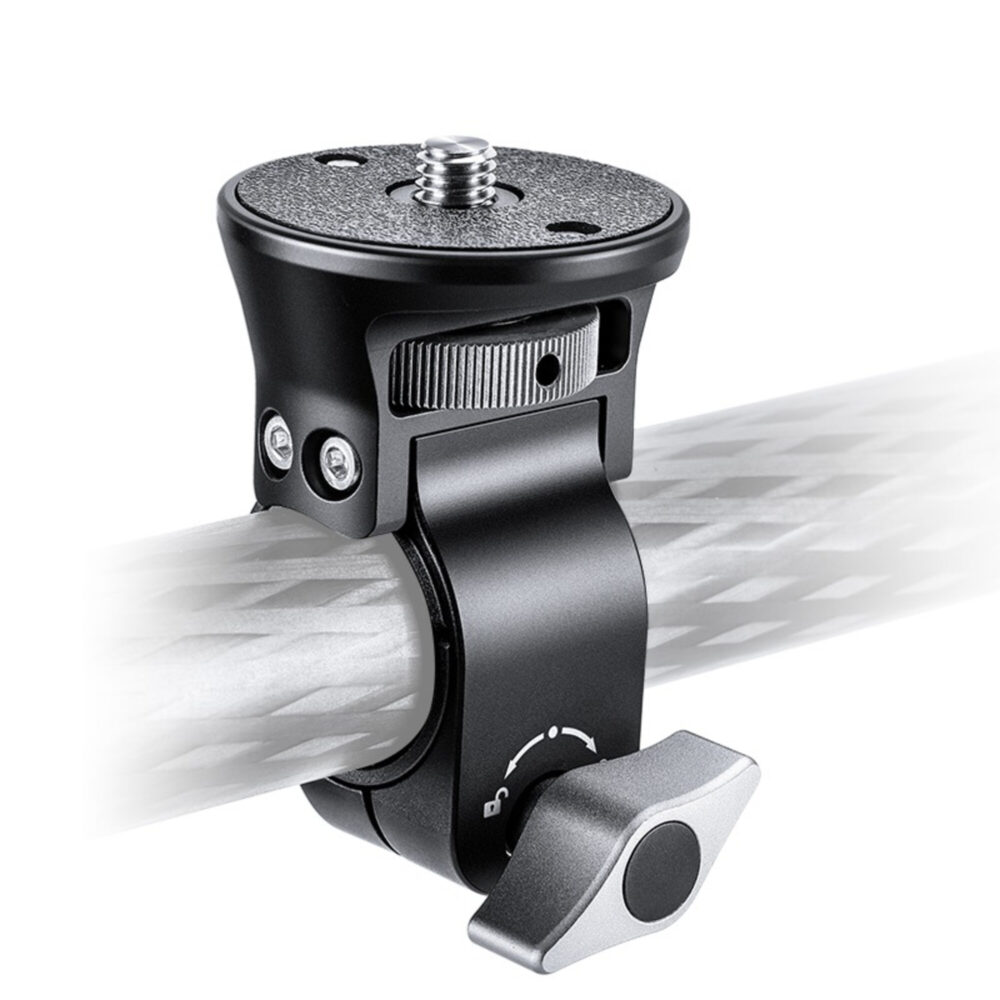 Leofoto MBC-18 Demonteerbaar balhoofd met frictiehendel en Arca-Swiss compatibele klem