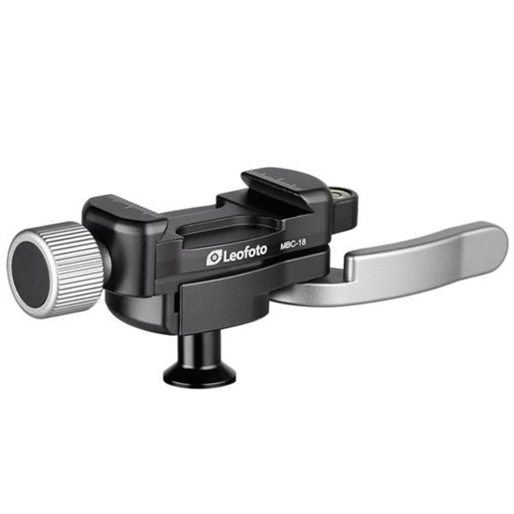 Leofoto-Tripod-ball-head-MBC-18-3 Leofoto MBC-18 Statiefkogelkop balhoofd met frictiehendel en Arca-Swiss compatibele klem