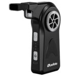 Leofoto EB-01 Mini-Blower met ventilatoruitgang en aan/uitknoppen in zijaanzicht