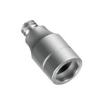 Leofoto QDM-1 QD-Stopcontact zilverkleurige adapter met 1/4” schroefdraad