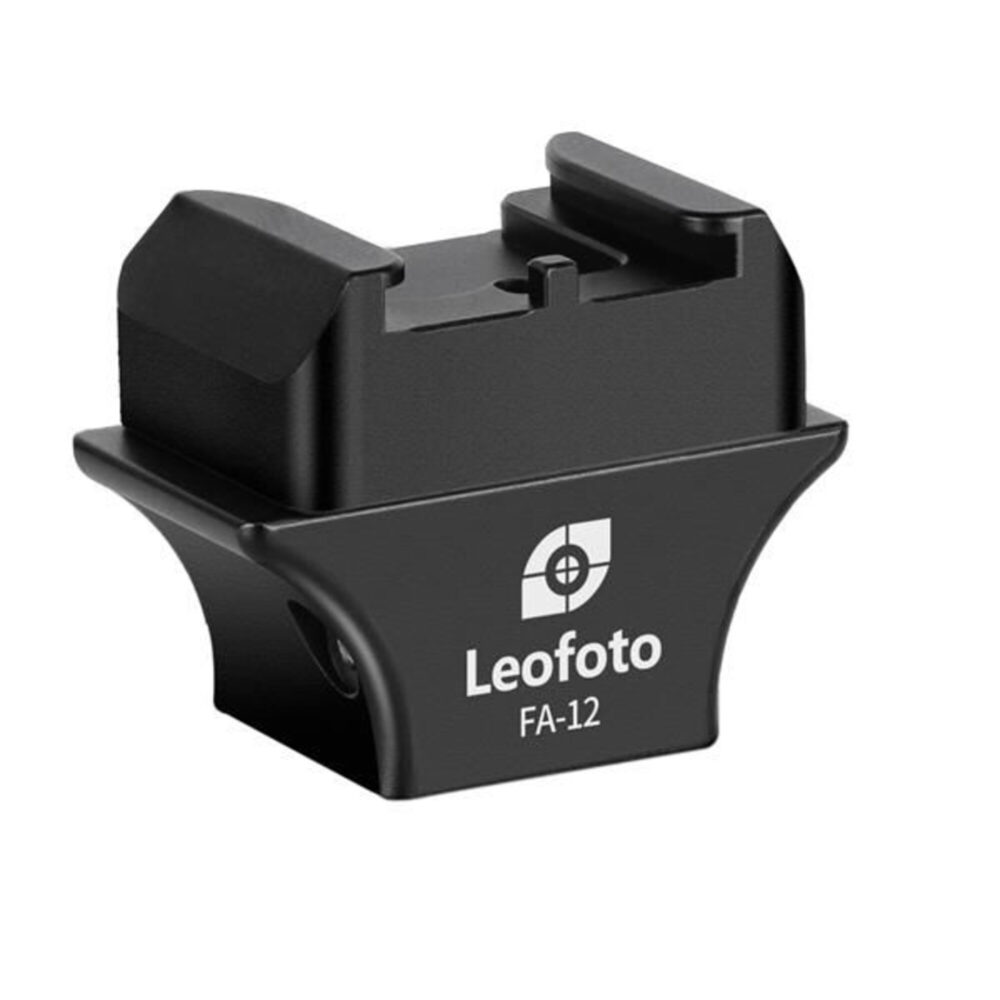 Leofoto FA-12 + FA-10 Hotshoe-Adapter met hotshoe en FA-serie koppeling