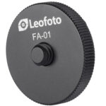 Leofoto FA-01 Hotshoe-Adapter met Leofoto logo en schroefbevestiging