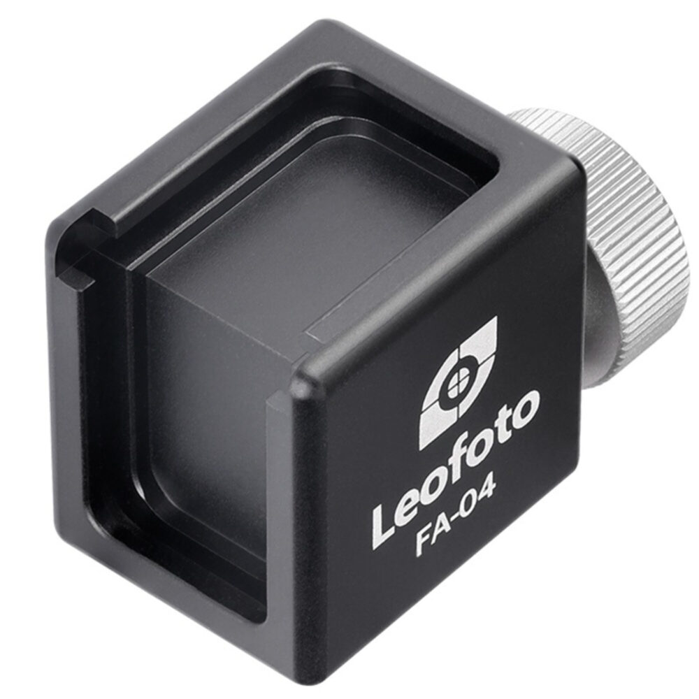 Leofoto FA-04 Blitzschuhadapter met dubbele flitsschoen aansluiting en CNC-afwerking
