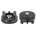 Leofoto FA-05 Hotshoe-Adapter met cold shoe houder en ¼-inch schroefonderdelen