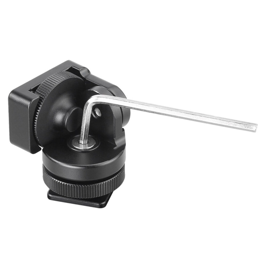 Leofoto FA-06 Hotshoe-Adapter draaihoek afstelbaar met inbussleutel