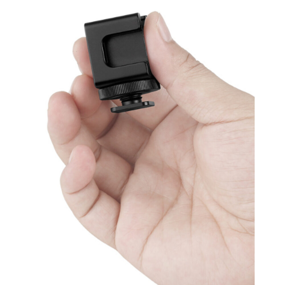 Leofoto FA-07 Hotshoe-Adapter in handformaat voor snelle plaatsing