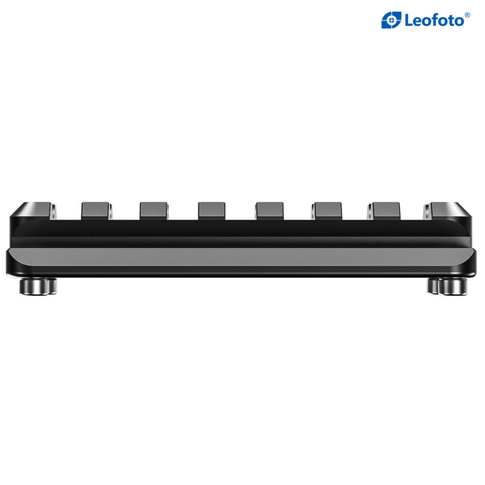 Leofoto GSA-80 Adapterschiene zijaanzicht van de rail met lage bouwhoogte
