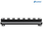 Leofoto GSA-80 Adapterschiene zijaanzicht van de rail met lage bouwhoogte