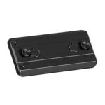 Leofoto GSK-80 Adapterrail productfoto van de rail met twee KeyMod bevestigingspunten