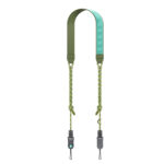 Leofoto L-CS-203 Draagriemen productfoto van de complete riem met verstelknopen en koorddelen