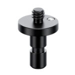 Leofoto S1 Stativadapter los productbeeld van de zwarte 1/4" aansluitadapter.