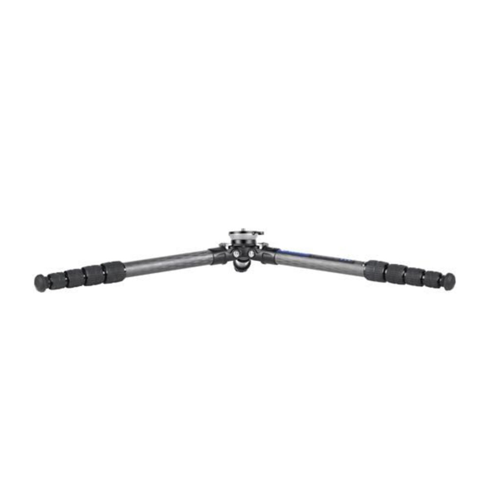 Leofoto LS-284CEX Tripod laag opstelling met wijd uitstaande poten voor stabiele macro-opnamen.
