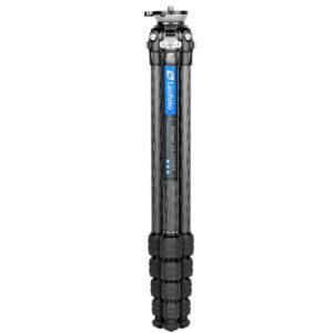 Leofoto LS-225CEX Tripod carbon Ranger statief ingeklapt voor compacte transportlengte.