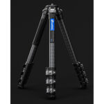 Leofoto LSR-284C Tripod carbon Rapid Ranger vooraanzicht met Leofoto-logo op middenhuis.
