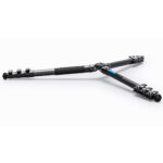 Leofoto LSR-284C Tripod carbon Rapid Ranger extreem laag bij de grond voor macro-opnamen.