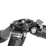 Leofoto LS-364C Tripod bovenaanzicht statiefbasis met 3/8-inch schroefdraad.