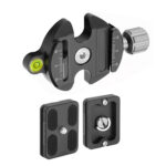Leofoto LS-254C Tripod LH-30 kogelkop met snelkoppelklem en twee Arca-Swiss compatibele platen.
