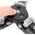 Leofoto LS-223C Tripod close-up van statiefplaat met omkeerbare 1/4"- en 3/8"-schroef.