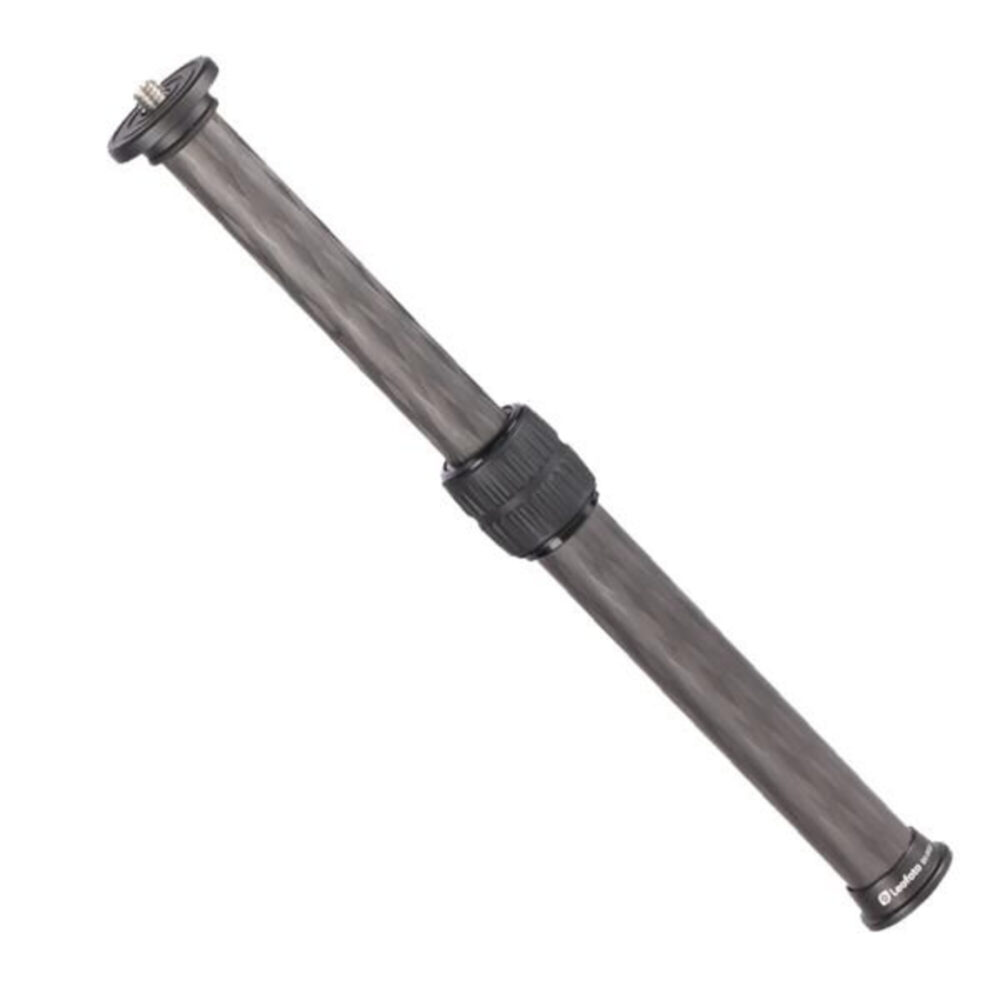 Leofoto LS-255C Tripod korte middenkolom DC-252C afzonderlijk weergegeven in carbon uitvoering.