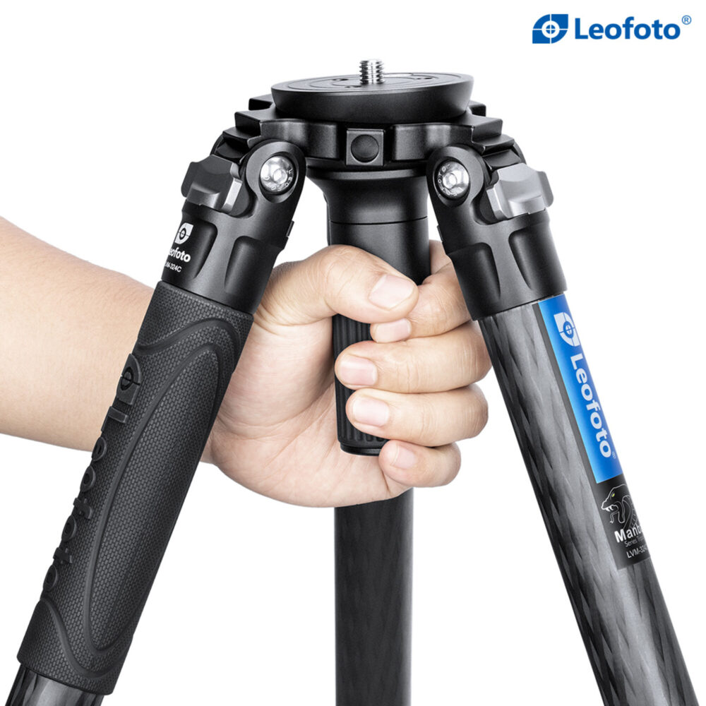 Leofoto LVM-324C Tripod handgreep voor nauwkeurig nivelleren van de halbschaal